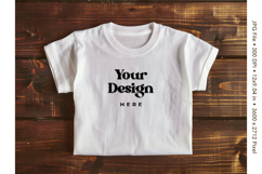 White T-shirt Mockups Bella and Canvas Top View Mockups_40 Product Image 1