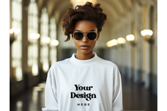 White T-shirt Mockups Bella and Canvas Top View Mockups_7 Product Image 1