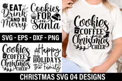 04 Christmas SVG Design - Happy Holidays the Family Product Image 1