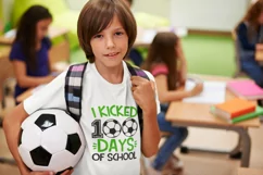 I Kicked 100 days of school SVG, 100 days of school SVG Product Image 2