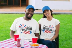 4th of july Couples Svg, American Couple Shirt, Funny 4th Product Image 4