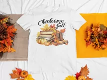 Welcome Fall Png Quote, Instant Downloads for Sublimation Product Image 7