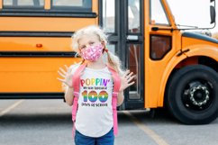 Poppin&#039; my way through 100 days of school SVG Product Image 3