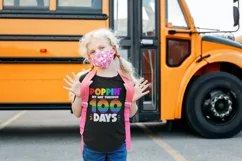 Poppin my way through 100 days of school SVG, Poppin my way Product Image 2