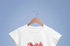 Funny Chicken with Red Bow and Glasses PNG Sublimation Product Image 8
