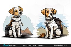 Dog T-shirt Prompt Graphics Clipart Product Image 1