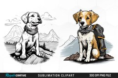 Dog T-shirt Prompt Graphics Clipart Product Image 1