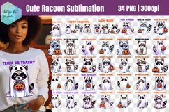 Cute Raccoon T-shirt Halloween Bundle Product Image 1