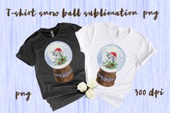T-shirt snow ball sublimation