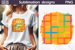 Hand Drawn Orange T Shirt | Add Your Text Background Product Image 1
