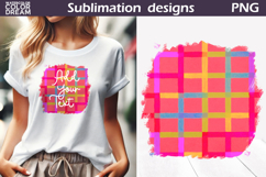 Hand Drawn PinkT Shirt | Add Your Text Background Product Image 1