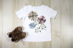 T-shirt vintage bouquet sublimation