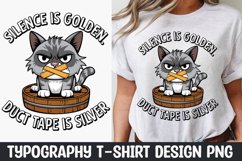 CAT SARCASTIC QUOTE SUBLIMATION T-SHIRT DESIGN Product Image 1