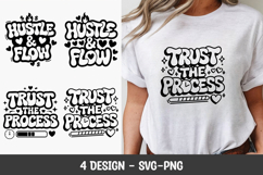 Trust the Process Motivational Quote T-Shirt SVG Printable Product Image 1