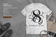Cherishing vintage elegant number 8 monogram logo outline Product Image 4