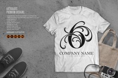 Elegant classics luxury inspired number 6 monogram logo Product Image 3