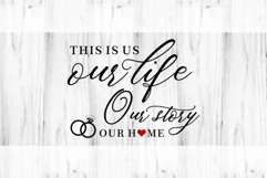 Family Farmhouse Sign SVG | Valentine SVG | Wedding SVG Product Image 2