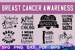 Breast Cancer Awareness SVG| Breast Cancer SVG | Quotes SVG Product Image 3