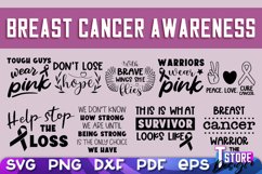 Breast Cancer Awareness SVG| Breast Cancer SVG | Quotes SVG Product Image 4
