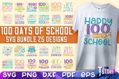 100 days of school SVG Design|Quotes SVG Design | School SVG Product Image 1