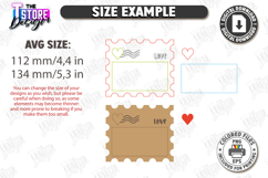 Mini Love Message Signs Laser Cut Bundle|Sticky Note Holders Product Image 2