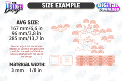 3D Bonsai Tree Laser Cut, 3D Model Mini Tree, Shelf Sitter Product Image 2
