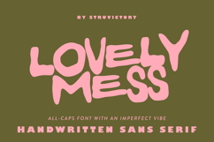 Lovely Mess Handwritten Chaotic Sans Product Image 1