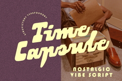 Time Capsule Nostalgic Logo Script Product Image 1