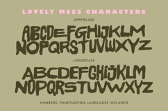 Lovely Mess Handwritten Chaotic Sans Product Image 5
