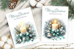 Merry Christmas Card. Printable cards Product Image 3