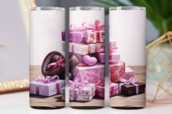 Velvet Ribbons &amp; Chocolate Love Valentine Tumbler Wrap&quot; Product Image 5