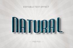 Natural 3d Style Text Effect Product Image 1