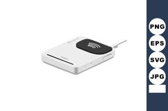 Wireless charger on smartphone with cable connection chargin Product Image 1