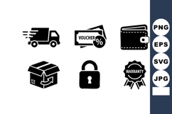 Delivery truck fast shipping voucher discount wallet package Product Image 1