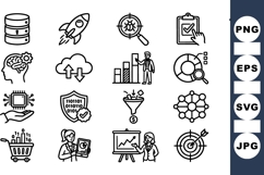 Business Analytics Icon Bundle for Marketing Use Product Image 1