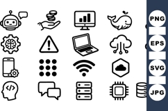 Modern Technology Icon Vector Bundle Set Product Image 1