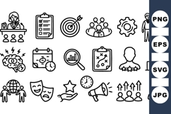 Professional Business Strategy Icon Bundle for Projects Product Image 1