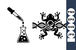 Genetic Experiment Frog Ethics Icon Product Image 1