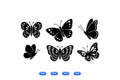 Hand Drawn Butterfly Clipart For Crafts Product Image 2