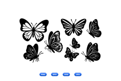 Hand Drawn Butterfly SVG For Crafts Product Image 2