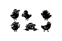 Hand Drawn Spring Chick Graphics Product Image 2