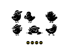 Hand Drawn Spring Chick Graphics Product Image 3