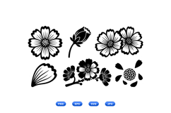 Hand Drawn Floral Clipart For Invitations Product Image 2