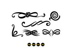 Hand Drawn Swirl Ornament For Invitations Product Image 3