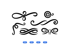 Hand Drawn Vector Flourishes For Wedding Designs Product Image 2