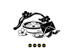 Hand Drawn Dim Sum Dumpling Clipart Product Image 3
