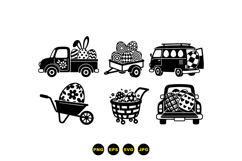 Hand Drawn Easter Vehicle Clipart Product Image 3