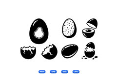 Minimal Egg Vector For Easter Crafts Product Image 1