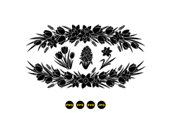 Hand Drawn Spring Floral Clipart Product Image 3