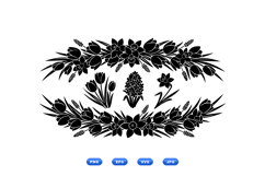 Hand Drawn Spring Floral Clipart Product Image 1